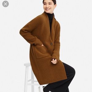 Women’s Wool Ribbed Coat Uniqlo